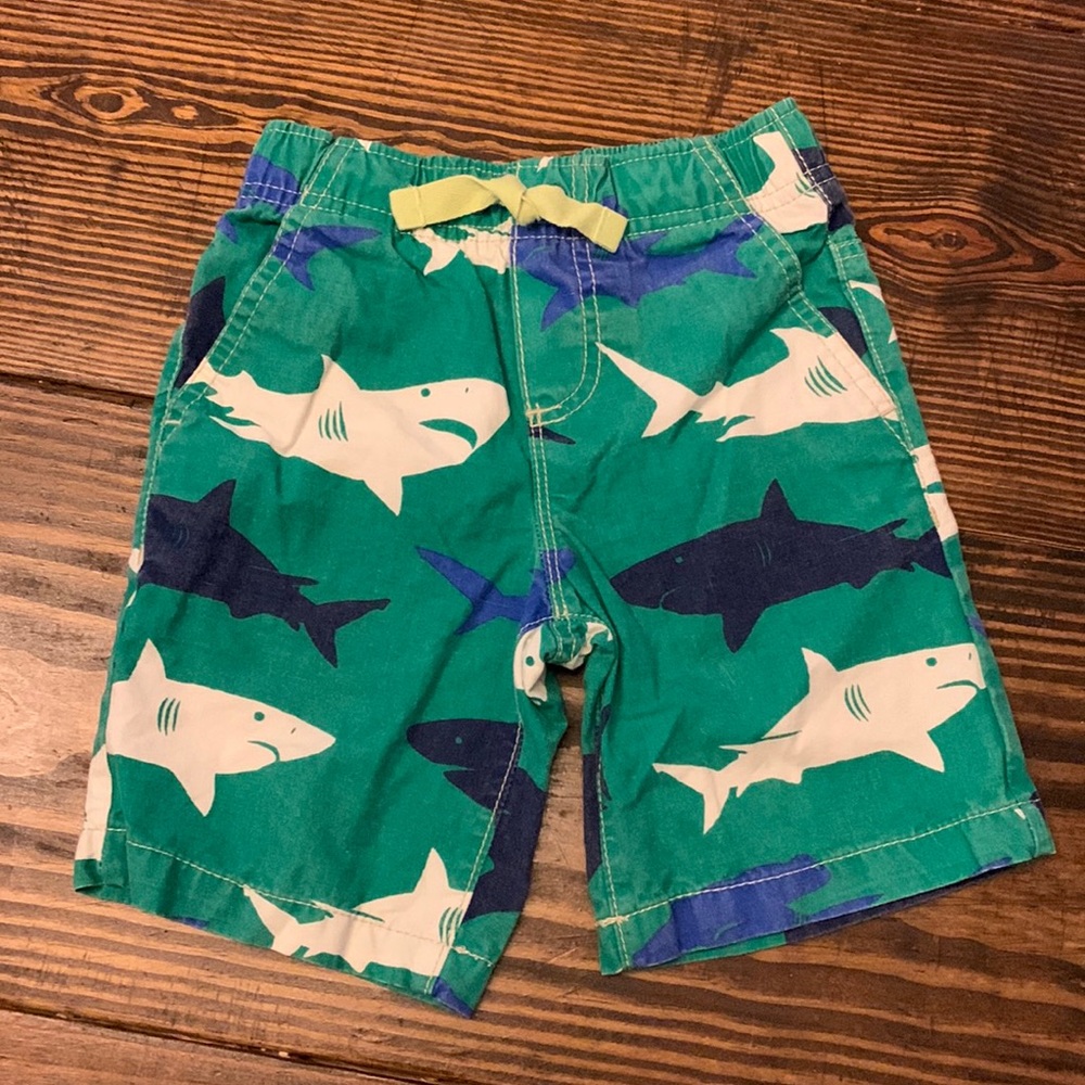 Mini Boden Shark Shorts